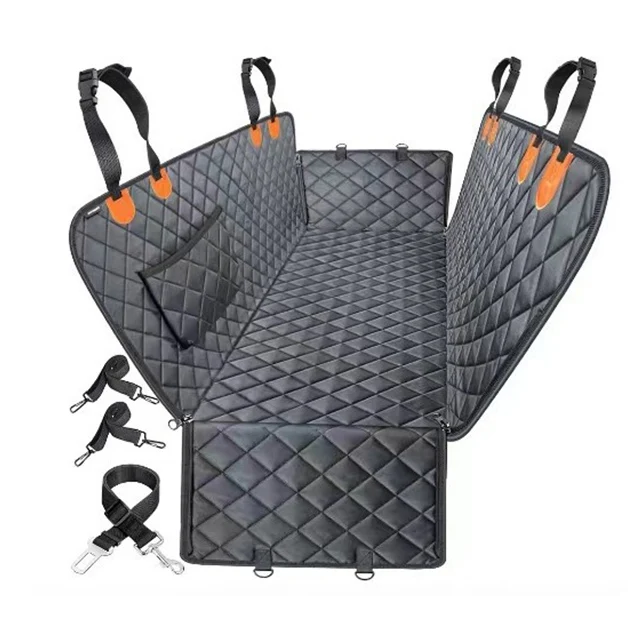 Car seat cover Pet cargo cover Dog seat cover Pet mat blanket Dog Car Seat Cover Waterproof Pet Dog Carriers Travel Mat Hammock For Small Medium Large Dogs Car Rear Back Seat Safety Pad
