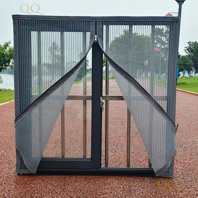 설치가 간편한 모기 및 먼지 차단 회색 다이아몬드 메쉬 창문, 가족 여름용으로..