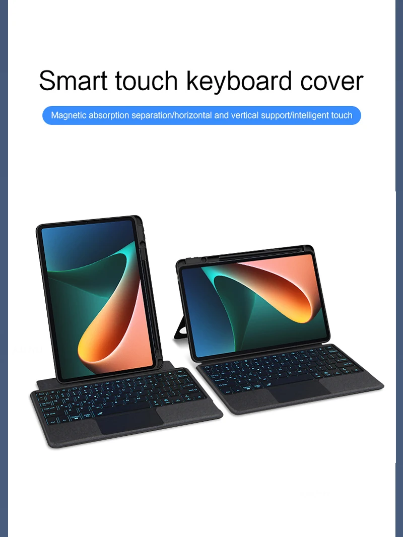 HUWEI-Capa de Teclado Mágico para Xiaomi Pad,