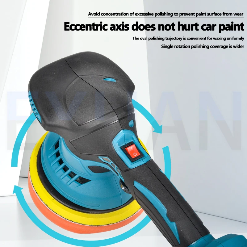 Cordless Car Polisher Electric Waxing Machine Electric Polisher Wireless Automobile Car Polishing Machine Sealing Glaze