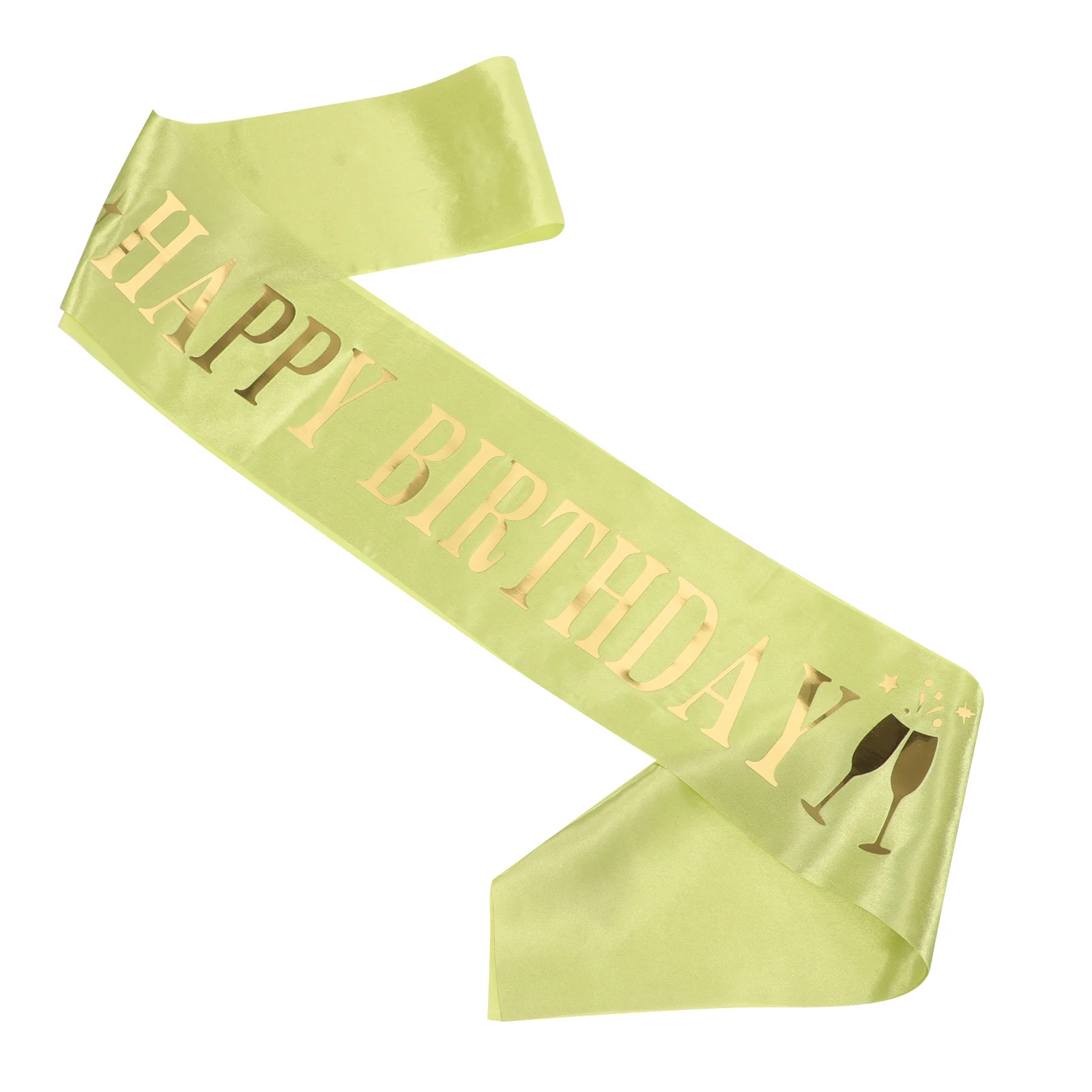

Birthday Present Shoulder Strap Bride Sashes Costume Supplies Polyester Decorative