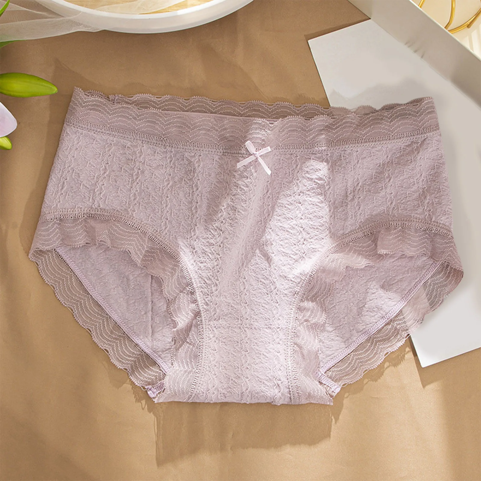 

Sexy Lingerie For Women Breathable Comfortable Cotton Bottom Panties Seamless Glare Triangle Panties Large Panties Tangas Mujer