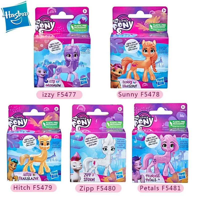 Y My Little Pony Crystalss Pipp Petali Zipp Storm Izzy Moonbow Action Figures Modello Giocattolo Regali Per Bambini