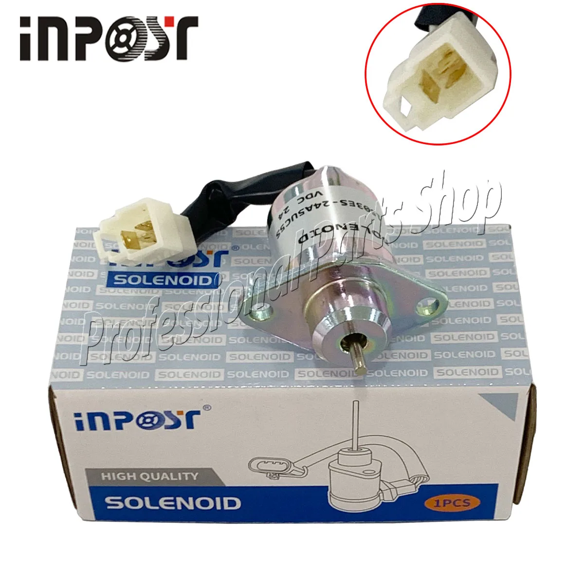 

New SA-4567-T 1503ES-24A5UC5S 24V Fuel Stop Solenoid For Kubota Super 5 series