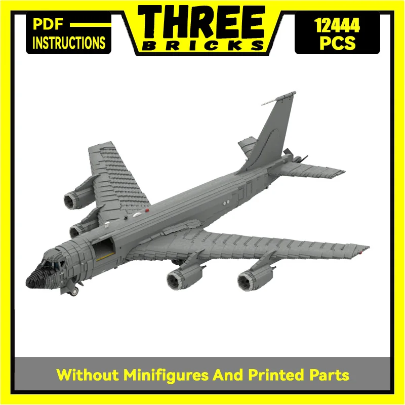

Military Series Moc Building Blocks WW2 KC-135R Stratotanker Aircraft Model Technology Bricks DIY Assembly Airplane Toys For Kid