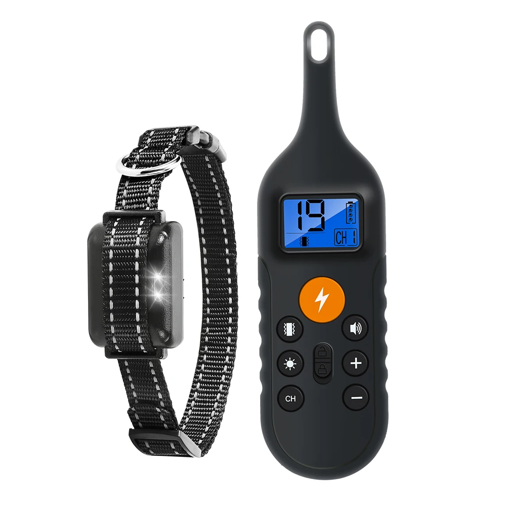 

Pet Collar 4 Training Modes Remote Pet Anti Bark Electric Shock Collar Dog Training Shock Collar With Remote