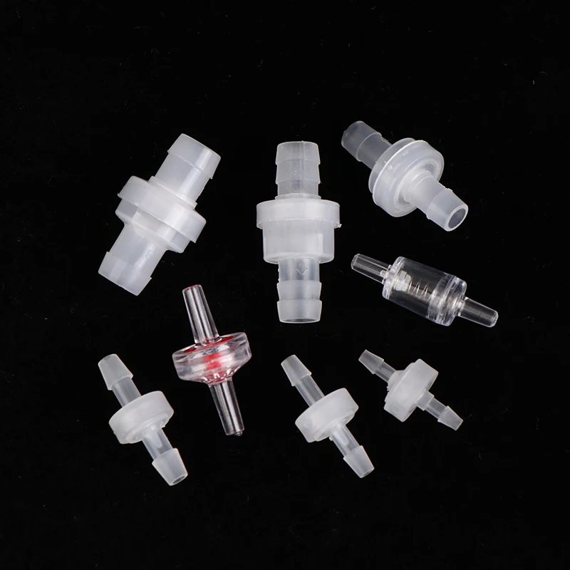 Check valve 3/4/6/8/10/12mm Plastic One-Way Non-Return Pagoda Inline Fluids Check Valve For Fuel Gas Liquid Ozone-Resistant Water Stop