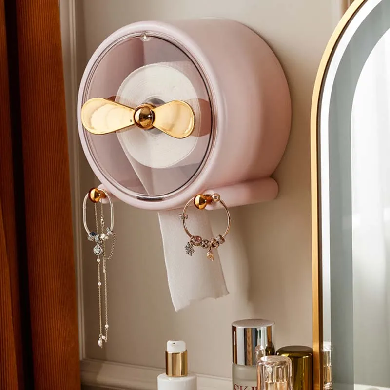 

Wall Mounted Toilet Paper Holder Waterproof Paper Towel Dispenser Holder Tissue Box Toilet Roll Holder Bathroom Accessories