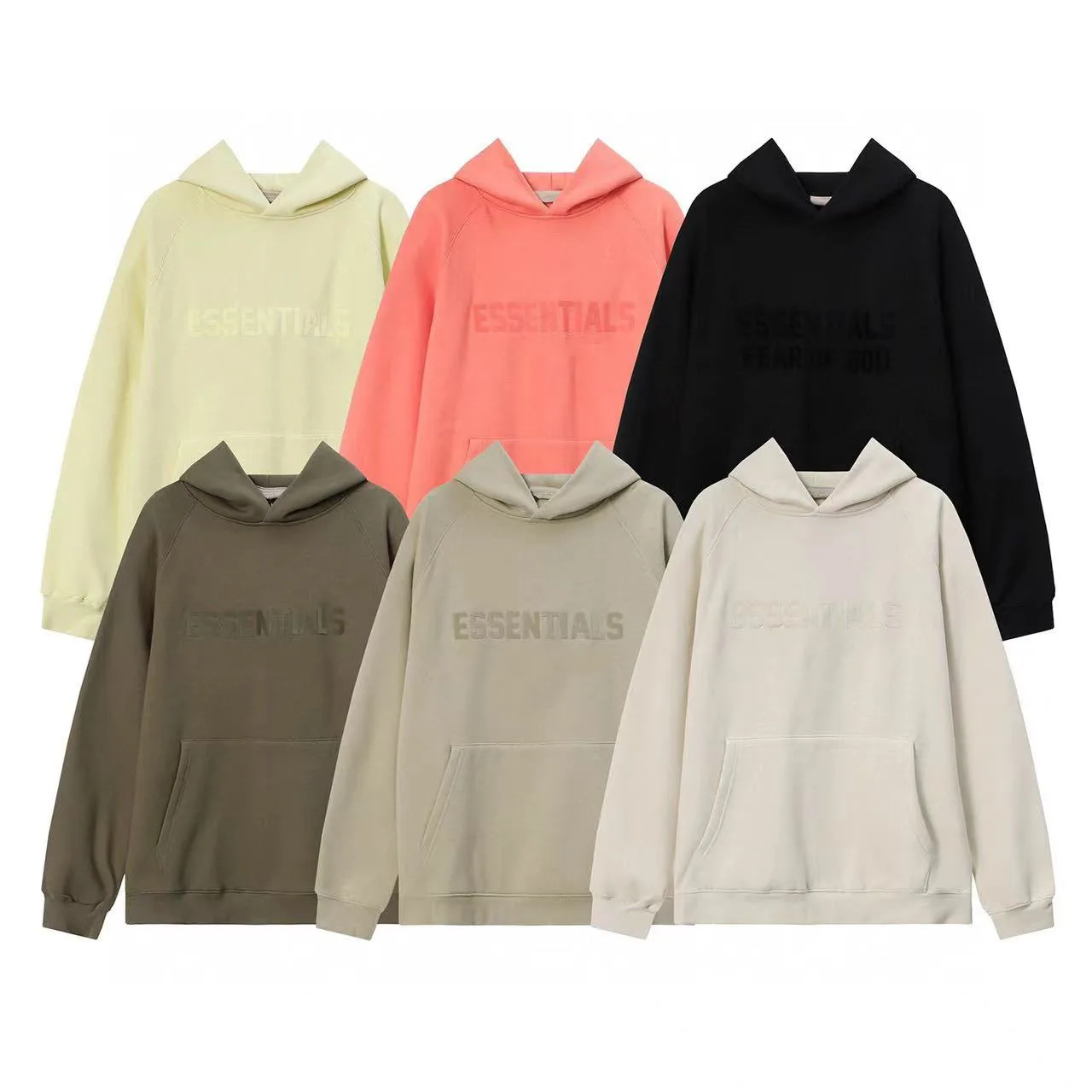 

ESSENTIALS Men's Hoodie Comfy Breathable Outdoor Sweatshirts Cotton Hip Hop Pullover For Women Letters Printing Sweater