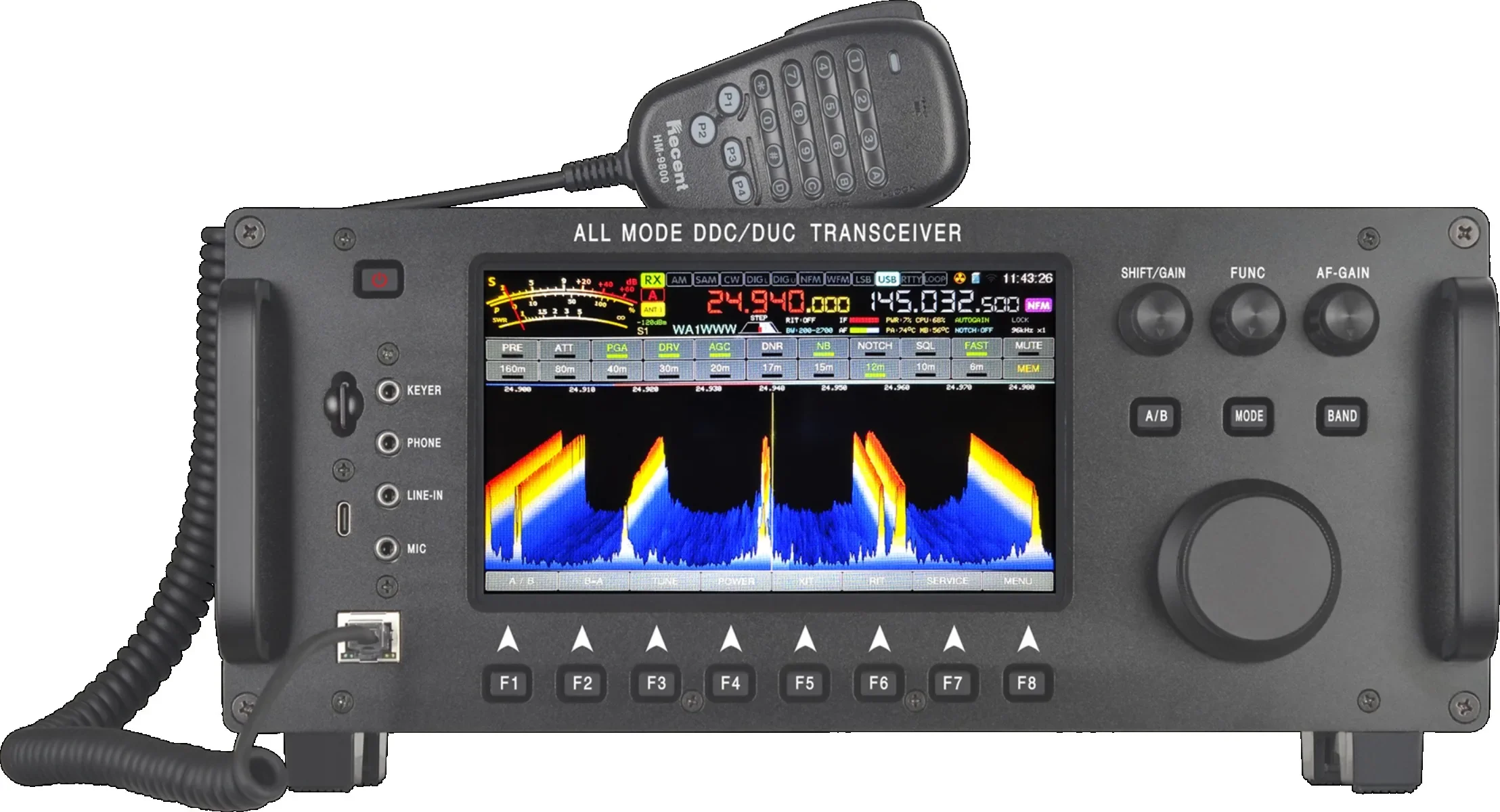 RS998 Base Station Mobile Radio All Mode HF VHF UHF SDR