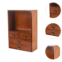 ตู้เก็บของสไตล์เรโทรวินเทจสำหรับวางบนเคาน์เตอร์ในห้องนั่งเล่น 5