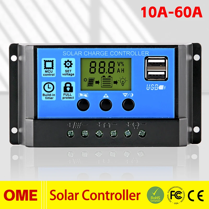 pwm solar pv controlador de carga 01