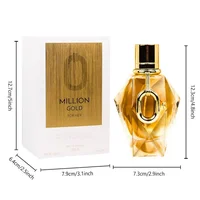 Gold Million Perfume for Women, Floral Wood Lasting Fragrance, Fresh Niche Bodyspray, Dating Charm, Eau De Toilette, 100Ml