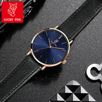 LUCKY FOX Classic Luxury Men Watch Simple Casual Men and Women Round Large Dial Quartz Watch Clock Gifts Men Reloj 1