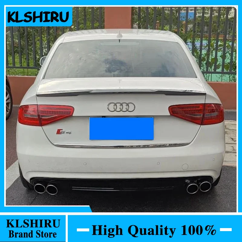 

Задний спойлер в стиле M4, спойлер для багажника для Audi A4 B8.5 2012 2013 2014 2015, автомобильный спойлер из ABS материала
