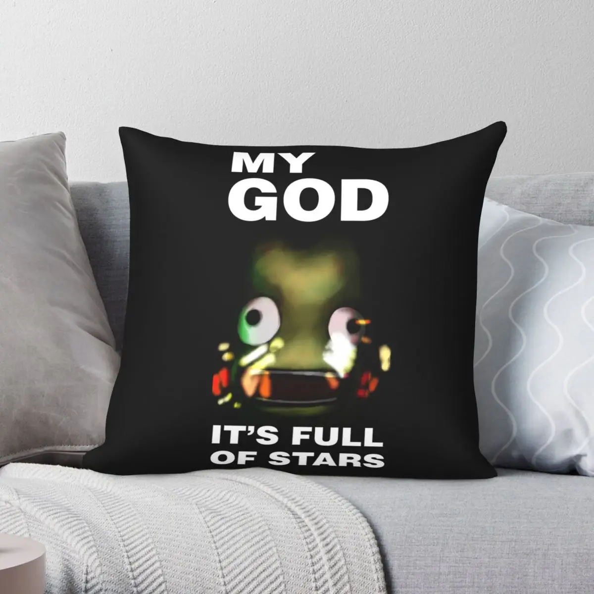 

2001 A Kerbal Odyssey Pillowcase Polyester Linen Velvet Creative Zip Decor Sofa Seater Cushion Cover