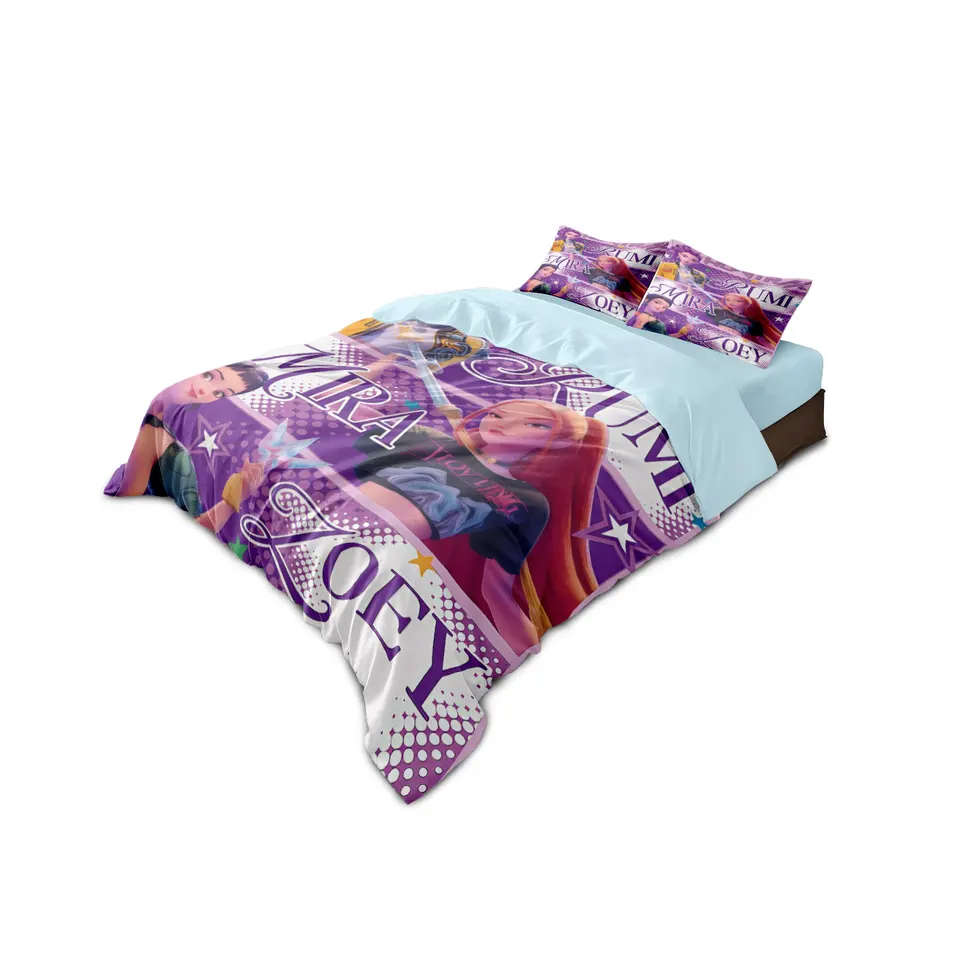 Générique Housse De Couette K-Pop Demon Hunters Pour Lit Simple