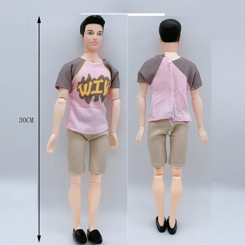 Newest Handmade Doll Accessories Baby Dolls Pregnant Mom Lady Father Dad Ken For Barbie Game Christmas Birthday Present Gift 4