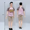Newest Handmade Doll Accessories Baby Dolls Pregnant Mom Lady Father Dad Ken For Barbie Game Christmas Birthday Present Gift 4