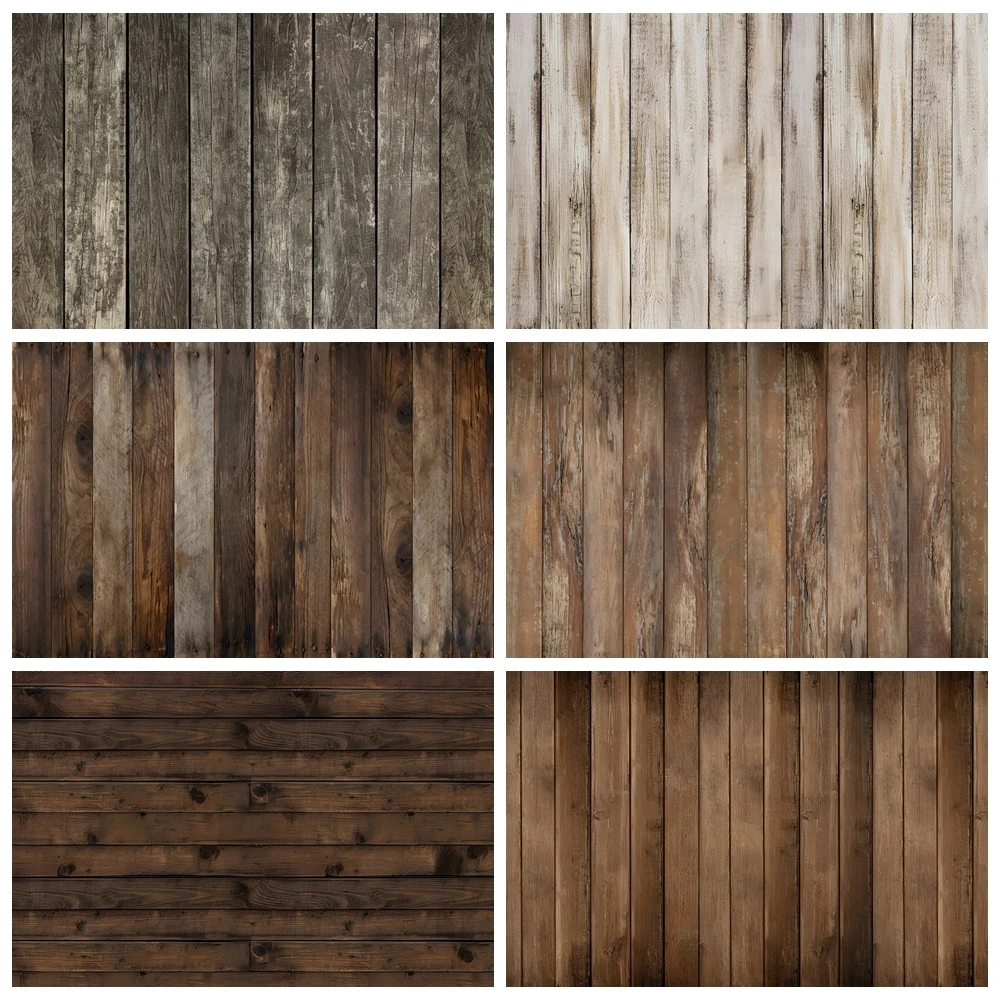 

Wood Photography Backdrops Texture Plank Cake Food Pet Newborn Baby Portrait Photofraphic Background Accessories Photo Studio