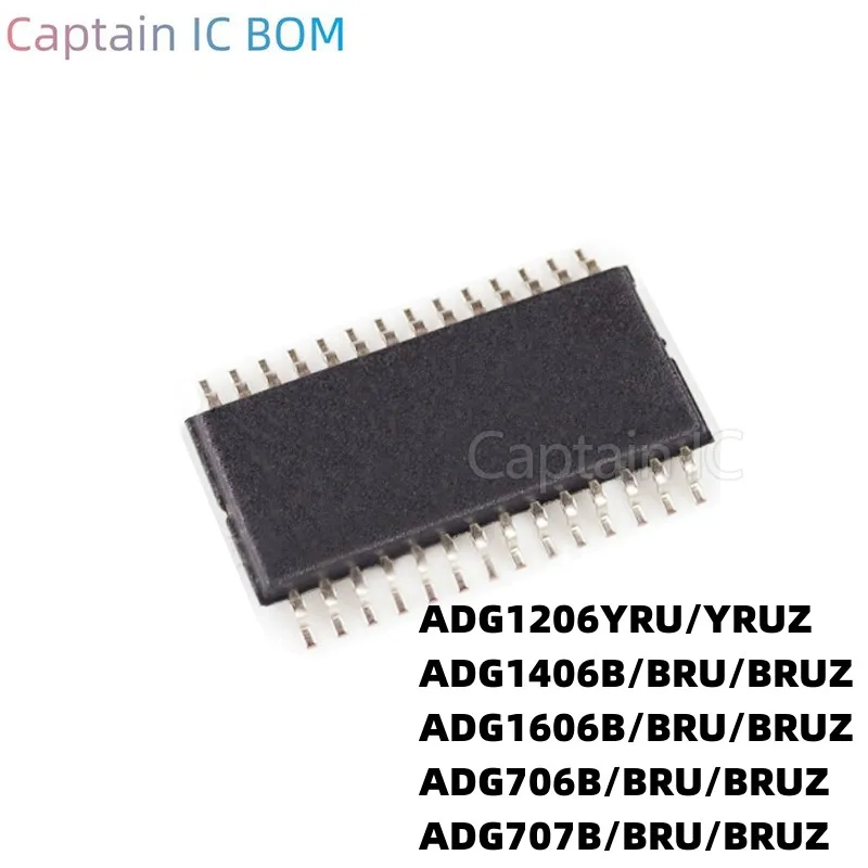 

5PCS ADG1406B/BRU/BRUZ 1606 706 707 1206YRU/YRUZ patch TSSOP28 pin