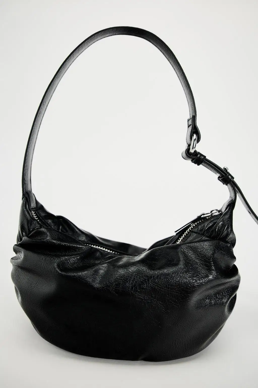 Fashion Pleated Handlebags for Women PU Cloud Bags Leisure Armpit Bag Shopping Shoulder Bags Dumpling Handbag Female Hand Bags