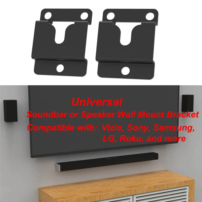 

Sound Bar Wall Mount for Vizio Soundbar S3820W-CO SB3851-c0 SB4051-D5 S5430w-c2 SB3651-E6 S2920W-CO Soundbars Mounting Brackets
