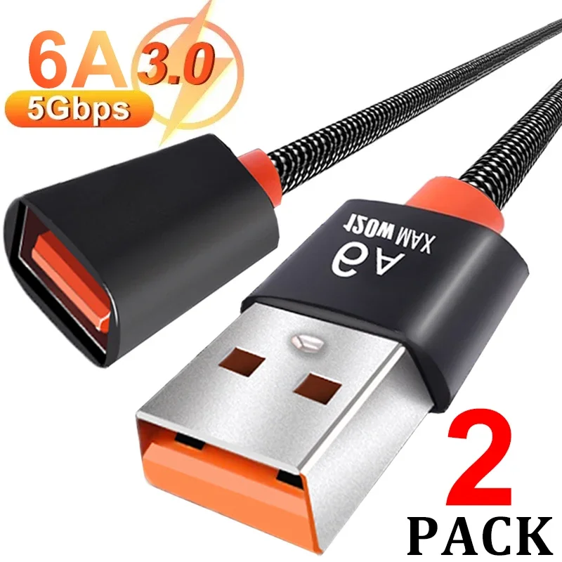 High-Speed USB 3.0 Extension Cable - Female to Male Extender Cord