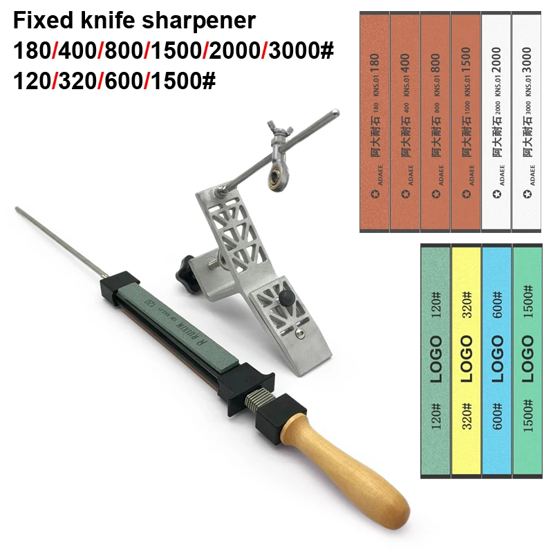 Professional Knife Sharpener with Diamond Honing Whetstone