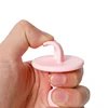 Food Grade Children Wooden Handle Silicone Spoon Fork Cutlery Baby Training Complementary Food Spoon Baby Feeding Spoon Fork 6