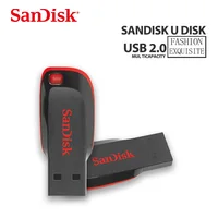 Original SanDisk 128GB 64GB USB Flash Drive 32GB 16GB USB Disk USB2.0 Mini Pen Drive Pendrive Memory Stick U Disk for Computer 2