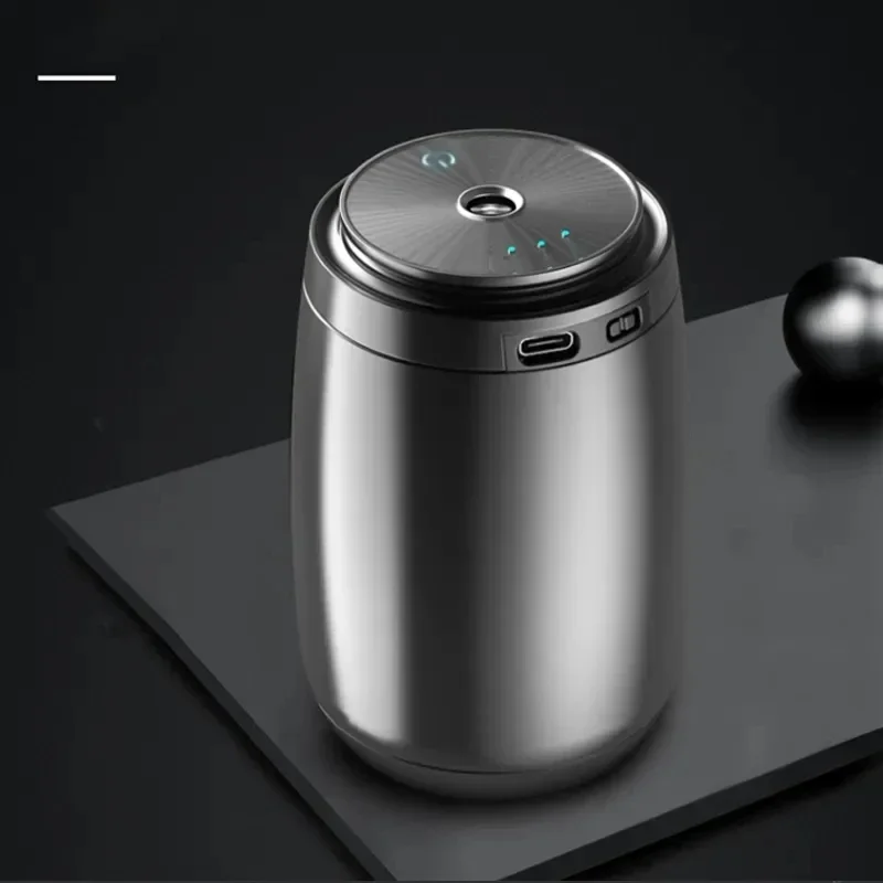 Car Essential Oil Diffuser Aluminium USB Rechargeable Auto Air Fresheners Aroma Diffuser Electric Aromatic Oasis Scent Machine