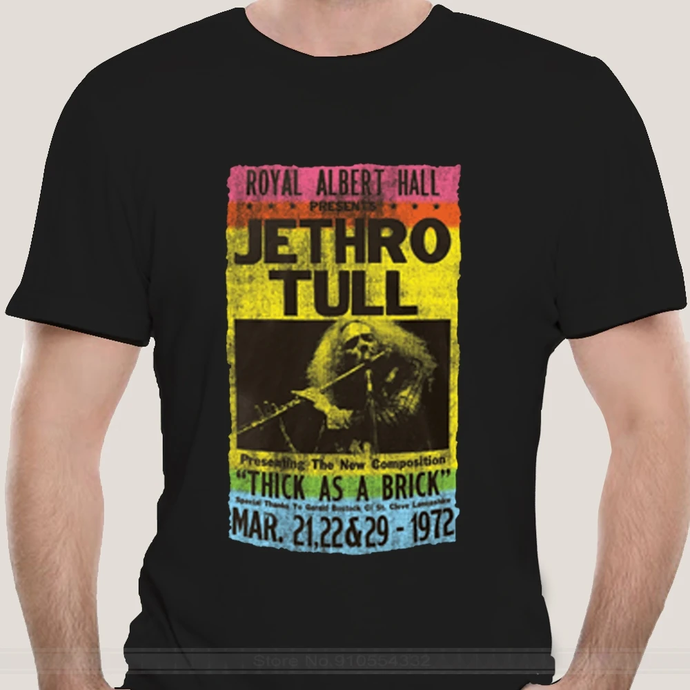 Jethro Tull Royal Albert Hall 1972 T Shirt S-2Xl New Impact Merchandise Magliette Traspiranti