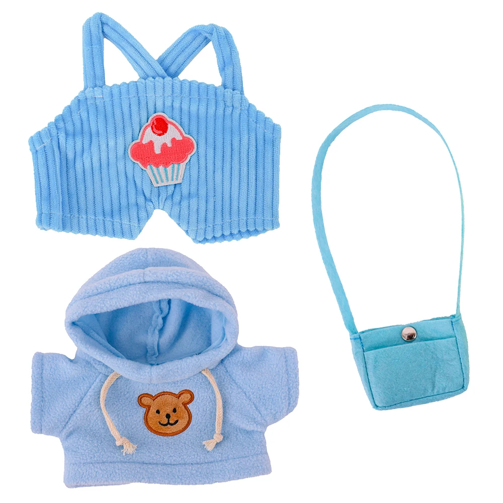 thumbnail image 1 of 3 piezas de ropa para pato de 30 cm lalafanfan, pato amarillo, juguete de peluche Kawaii, accesorios, muñecos de animales suaves, juguetes para niños, regalos de cumpleaños, 1 of 5