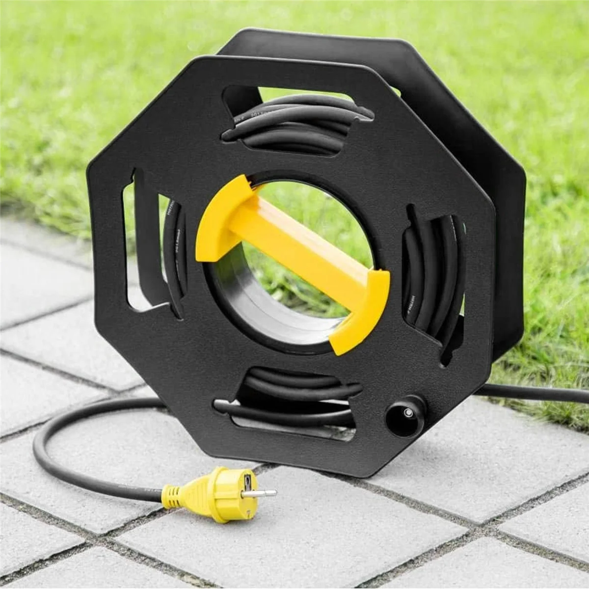 Outdoor Cable Tidy Reel 25M Storage Reel Wire Extension Tidy Frame Roll Up  Stand for Caravan Yacht RV Cable Storage - AliExpress