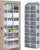 Over the Door Organizer, 6 Tiers Behind Door Storage with Clear Deep Pockets Door Hanging Organizer for Closet, Bedroom, Nursery 2