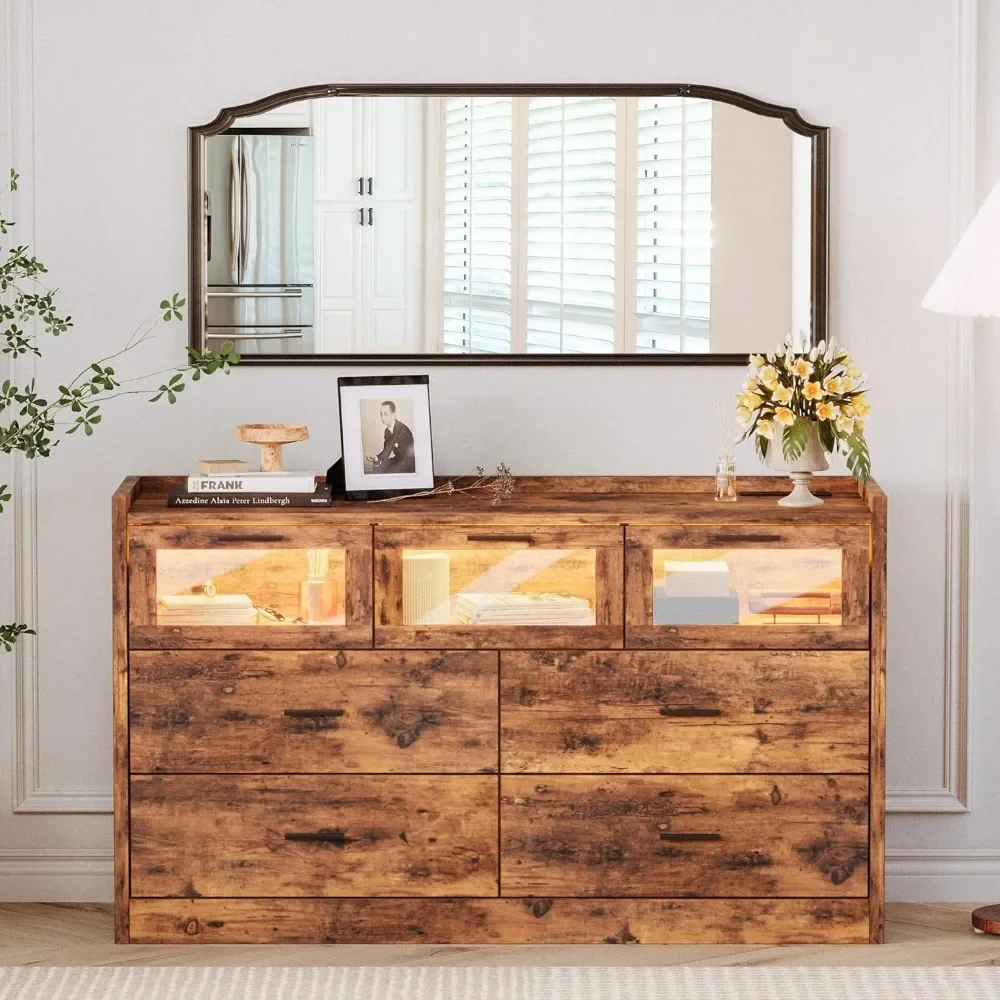 

Dresser Wood Dressers & Chests of Drawers for Bedroom Living Room Toilet Furniture Makeup Table Toiletries Make Up Table Vanity