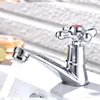 Bathroom Faucet Zinc Alloy Wash Basin Faucet Quick Open Single Cold Water Tap Cross Handle Toilet Corrosion Resistance Sink Tap 1