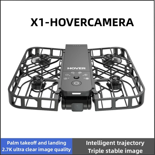 X1 Self-Flying Camera, Pocket-Sized Drone HDR Video Capture, Palm Takeoff,  Intelligent Flight Paths, Follow-Me Mode, Foldable Action Camera with