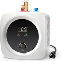 Mini chauffe-eau électrique 2,5 gallons sous évier, chauffe-eau instantané avec vanne T&P, inverseur 3 voies, 110V 120V 1