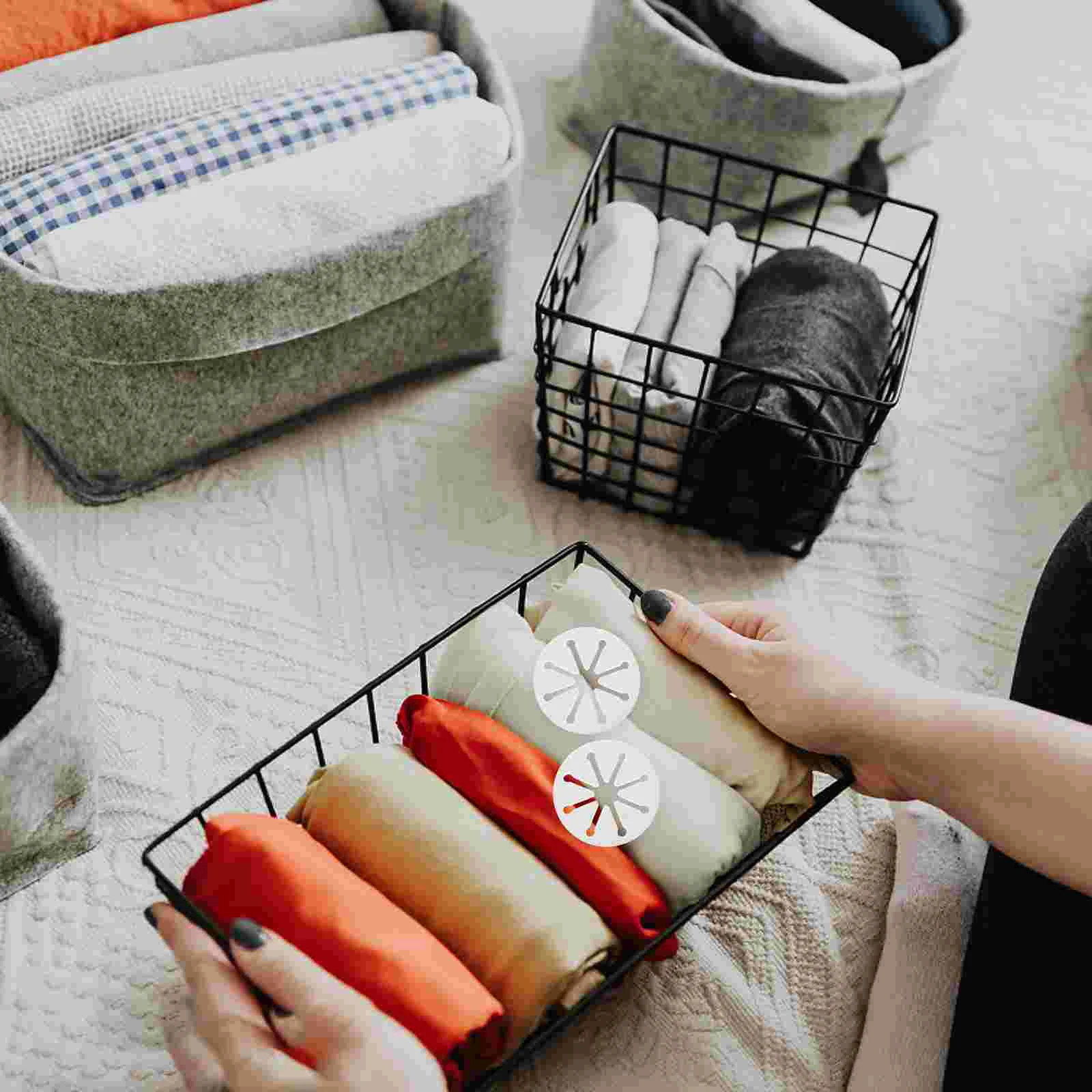 

28 Pcs Drawer Organizer for Socks Ring Stockings Holder Rack Washing Organizers