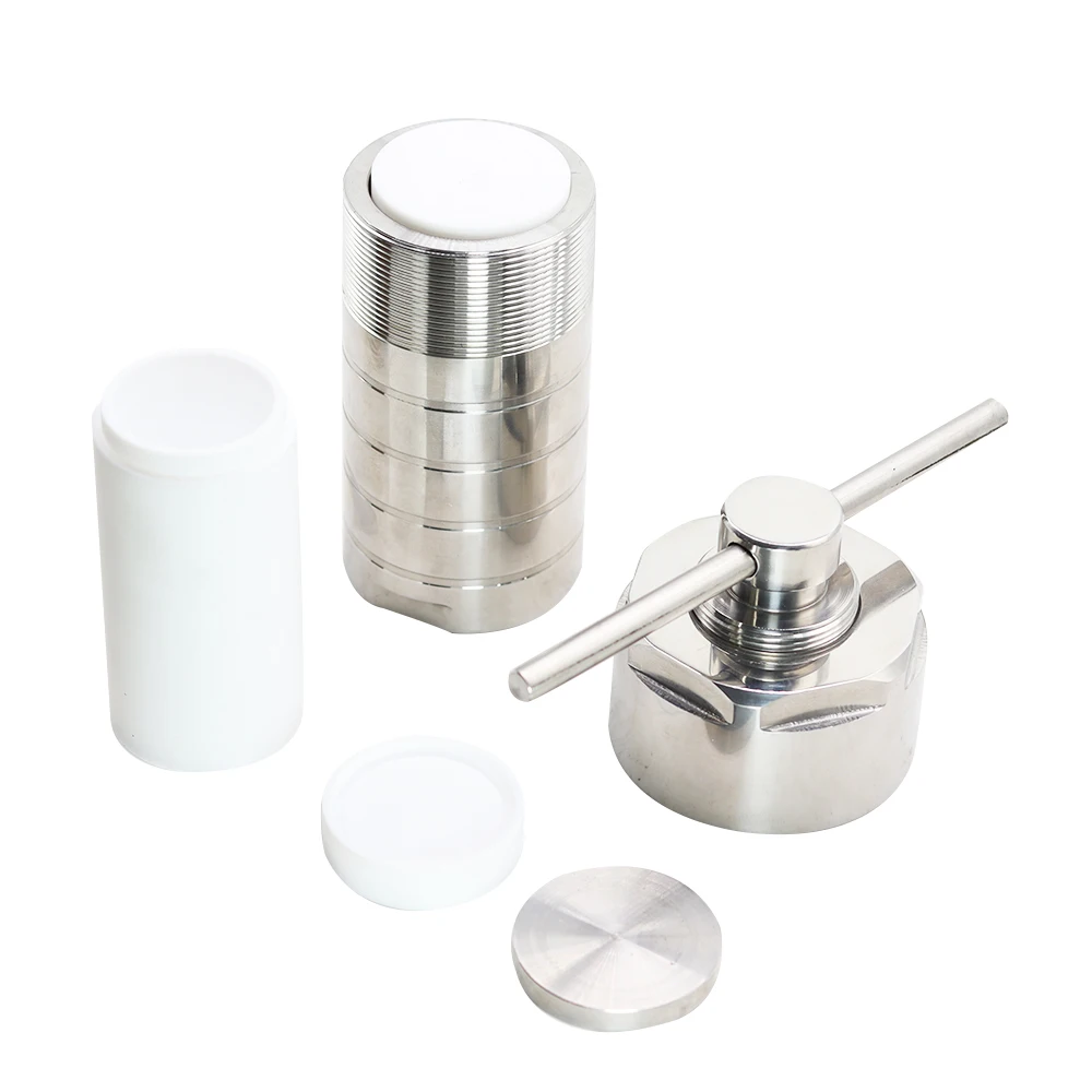 PTFE 챔버가 있는 열수 오토클레이브 반응기, 열수 합성, 25-500ml