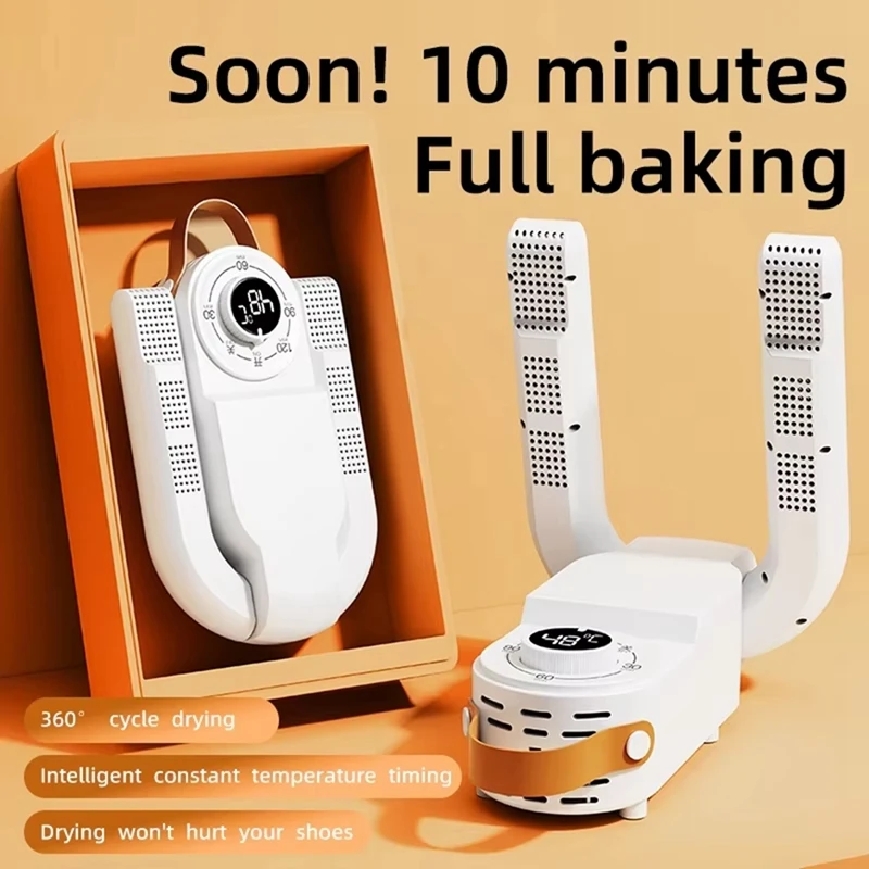 AB43 Intelligent-Timer-Shoe-Dryer-Adjustable-Dryer-Quick-Drying-Deodorizing-Sterilizing-Shoe-Dryer-Household-Shoe-Heater-US-Plug