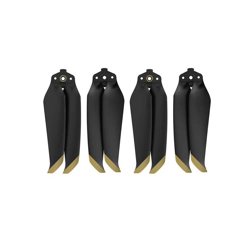 Paire d'hélices silencieuses pour DJI Mavic Air 2S, montrant les pales fines et légères optimisées pour réduire le bruit.
