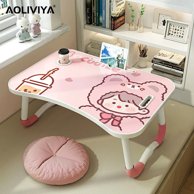 Bed Small Tables Bedroom Writing Children's Tables Simple Room Desks  Children Furniture Home Laptop Table Children's Study Desk - Children Tables  - AliExpress