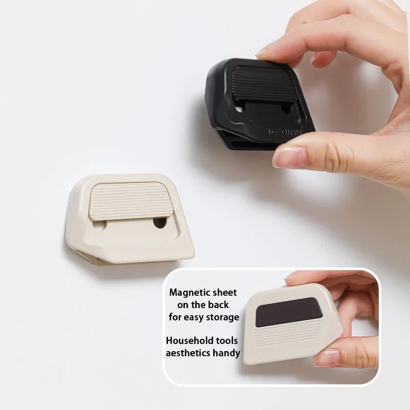 Unbox Knife Safety Round Head Cutter Magnetic Carton Box Cutter Ceramic Blade for Opening Package Letter Utility Knife