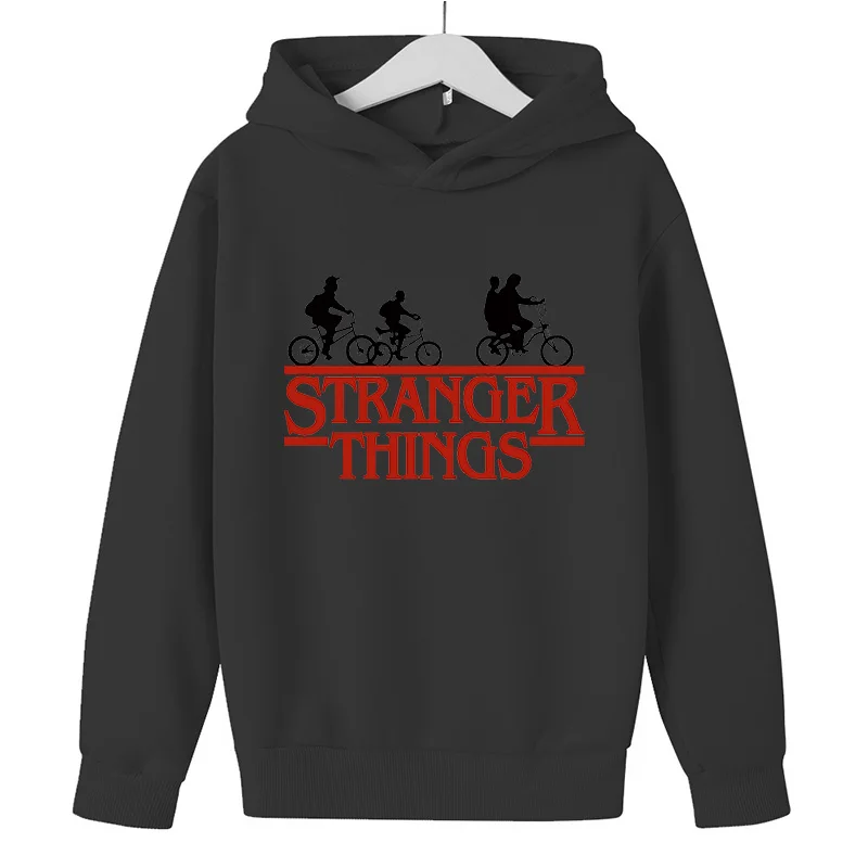 children's anime hoodie 2022 New Stranger Things Hoodie Anime Fashion Clothing Boys Hoodie Fall Thin Girls Hoodie Kids Jogging Hoodie what is a youth hoodie Hoodies & Sweatshirts