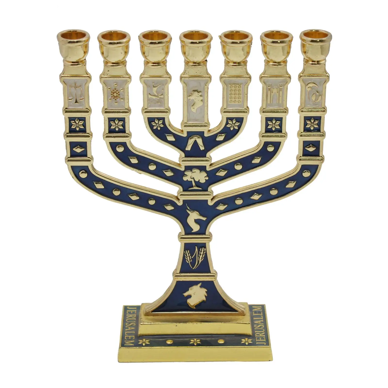 

Подсвечник Menorah, центральный стол, металлический подсвечник hanukka для гостиной, Декор для дома на Рождество, свадьбу, вечеринку, годовщину