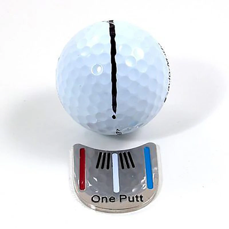 Magnetic Golf Ball Marker Hat Clip - Precision Putting Alignment Tool