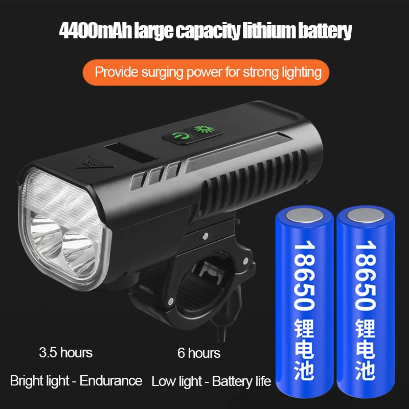 

Bike Light USB Rechargeable LED Bicycle Lights 6 Modes MTB Flashlight Bicycle Headlight for Cycling Bicycle Front Lamp